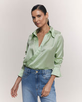 Camisa Silk Mint