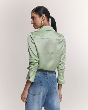 Camisa Silk Mint
