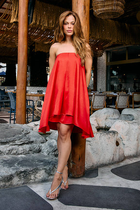 Vestido Sunset em Camadas