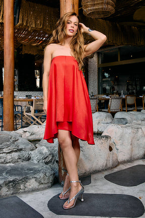 Vestido Sunset em Camadas