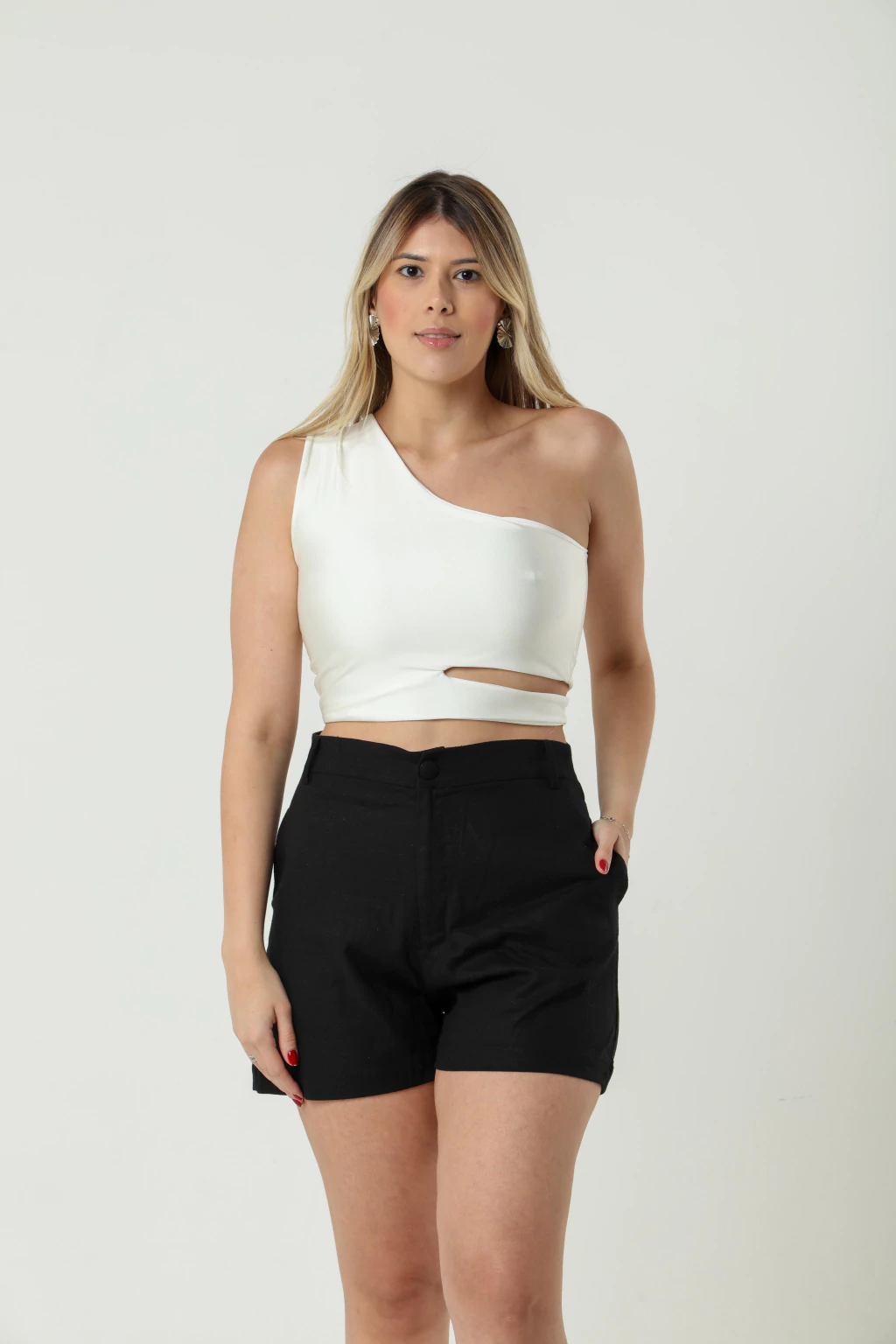 Cropped Latina Solis Branco
