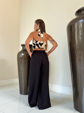 Calça Pantalona Acaso Noturno