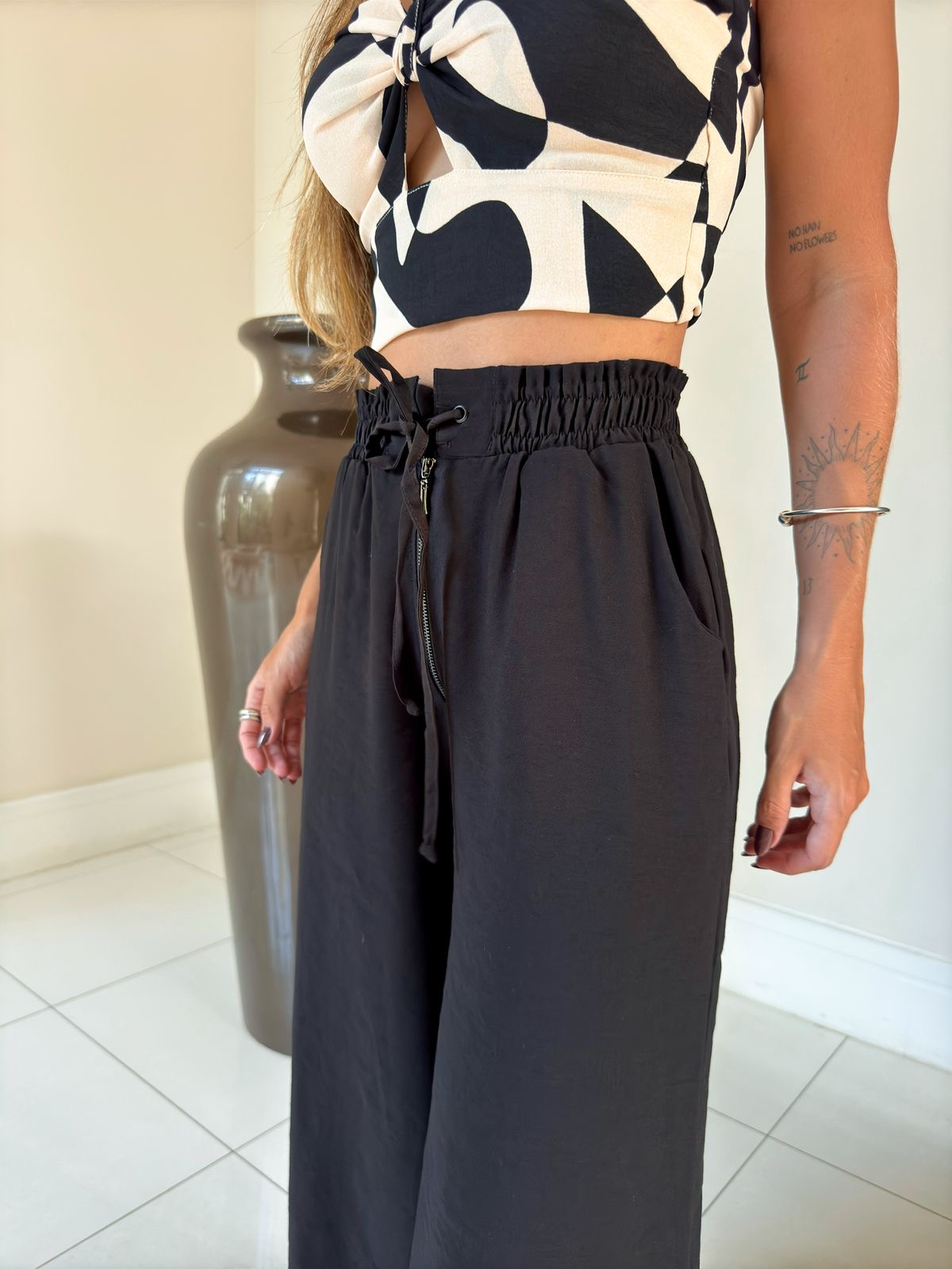 Calça Pantalona Acaso Noturno