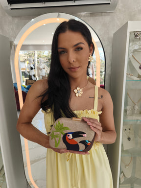 Bolsa Clutch Tropical Tucan