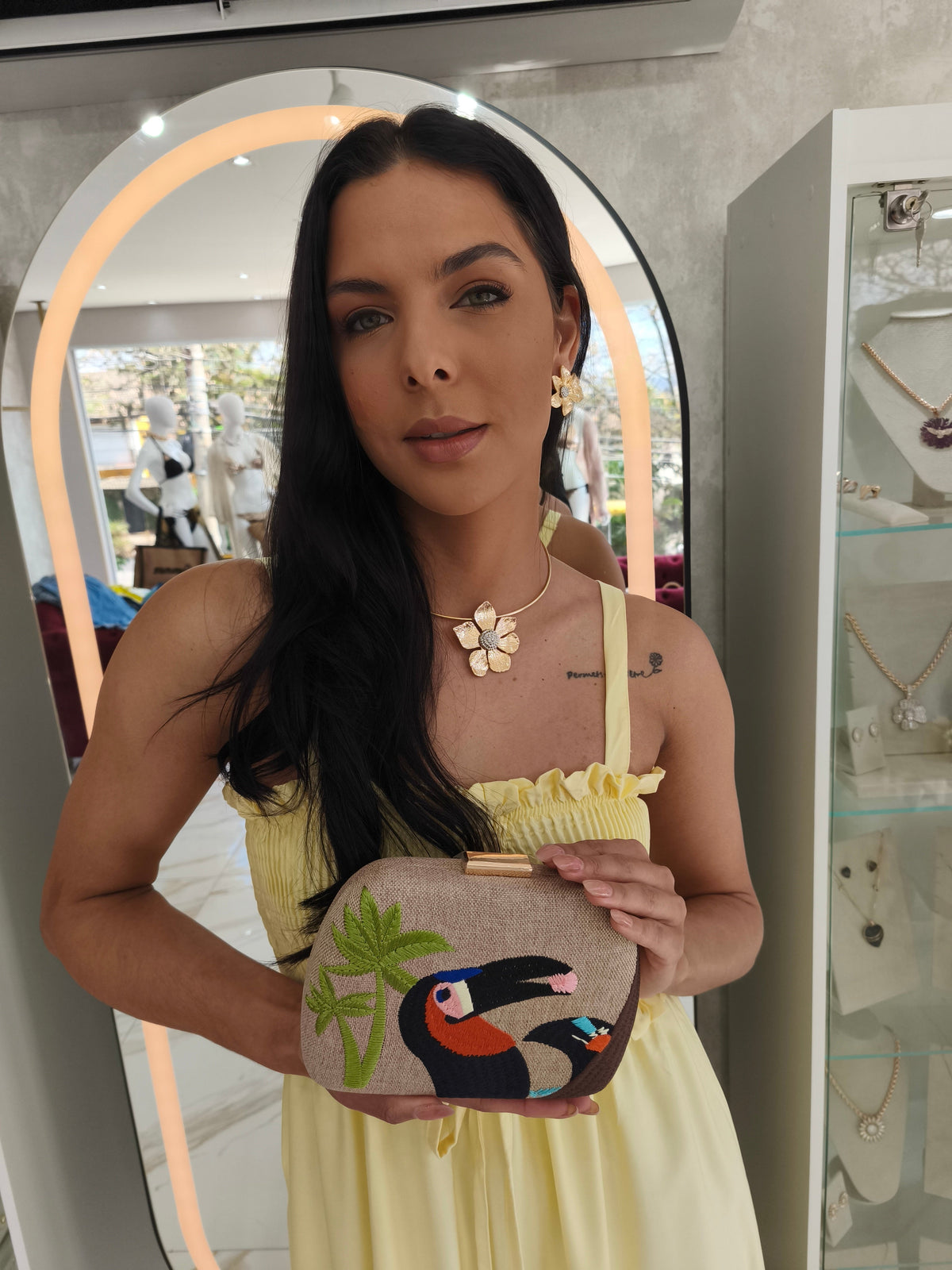 Bolsa Clutch Tropical Tucan