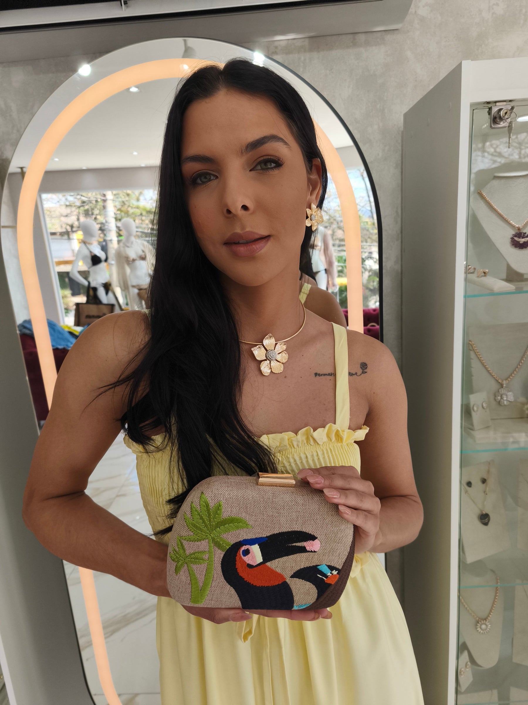 Bolsa Clutch Tropical Tucan