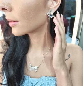 Conjunto Semi Jóias Butterfly