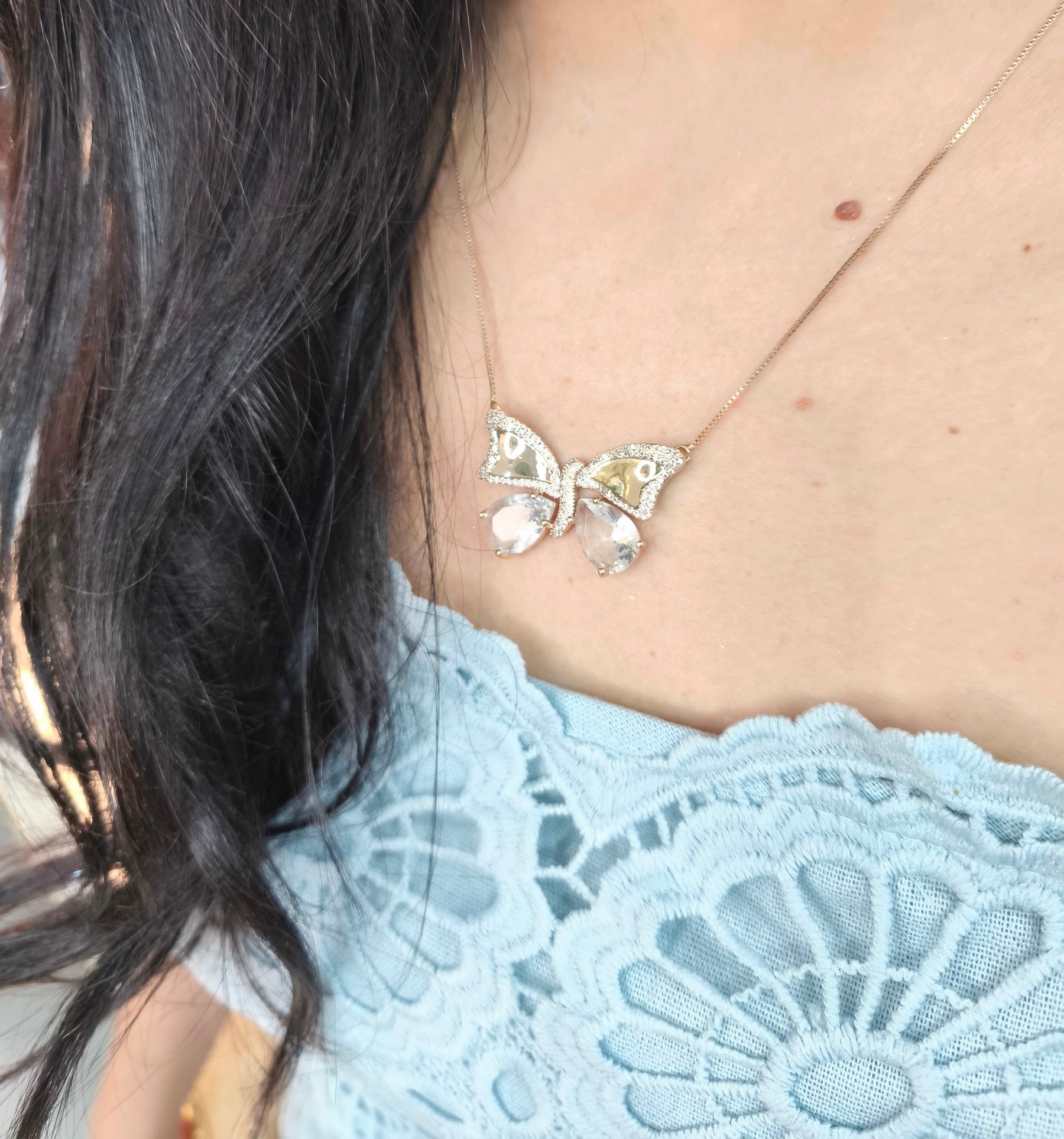 Conjunto Semi Jóias Butterfly