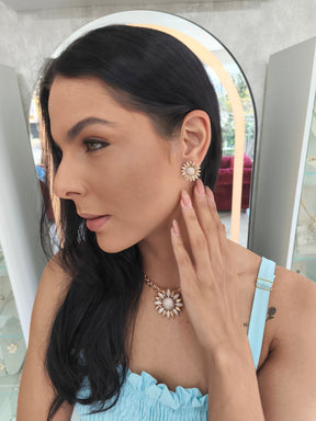 Conjunto Semi Joia Sunflower