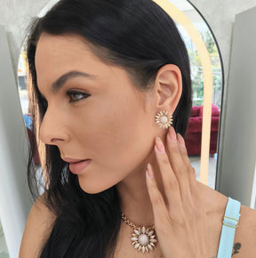 Conjunto Semi Joia Sunflower